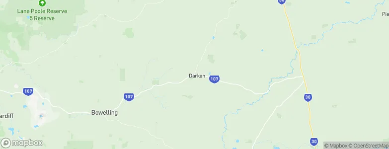 Darkan, Australia Map