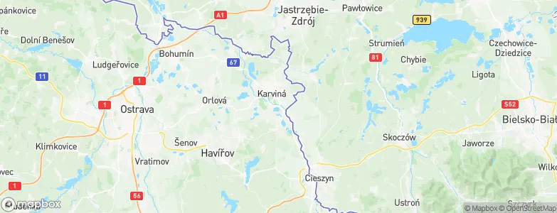 Darkov, Czechia Map