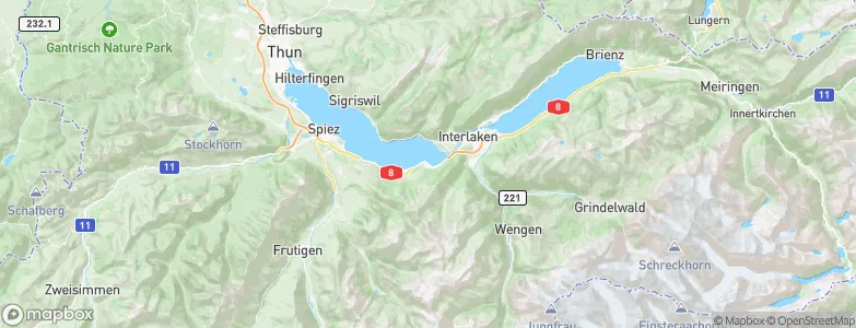 Därligen, Switzerland Map