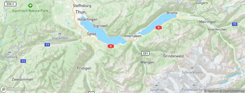 Därligen, Switzerland Map