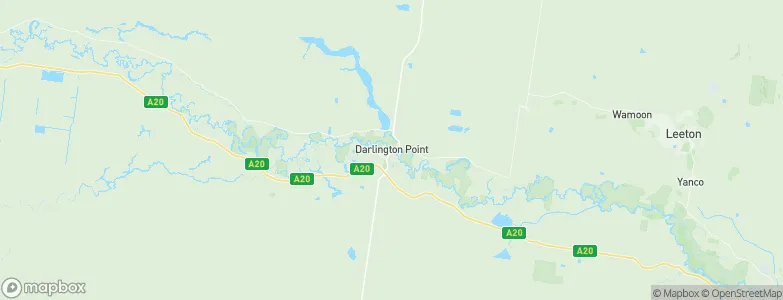Darlington Point, Australia Map
