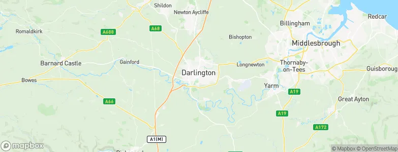 Darlington, United Kingdom Map