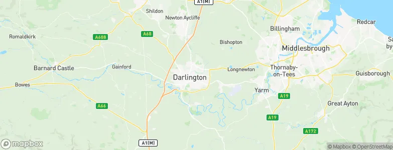 Darlington, United Kingdom Map