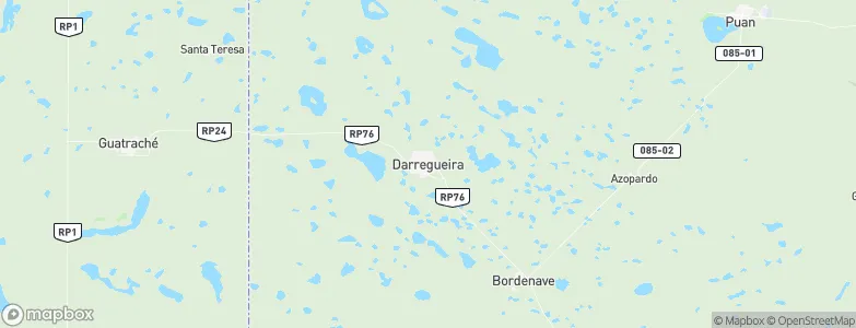 Darregueira, Argentina Map