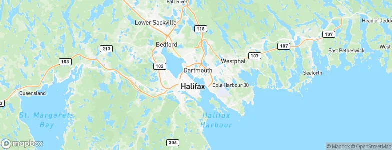 Dartmouth, Canada Map