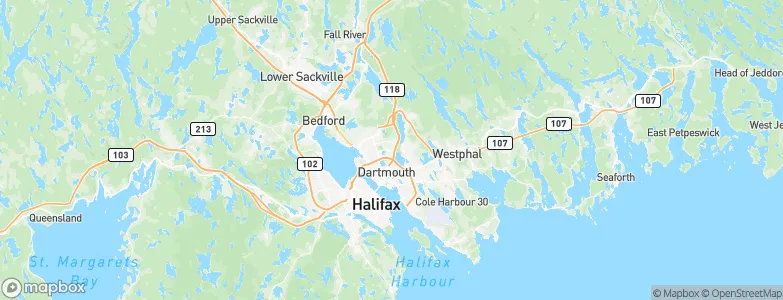Dartmouth Crossing, Canada Map
