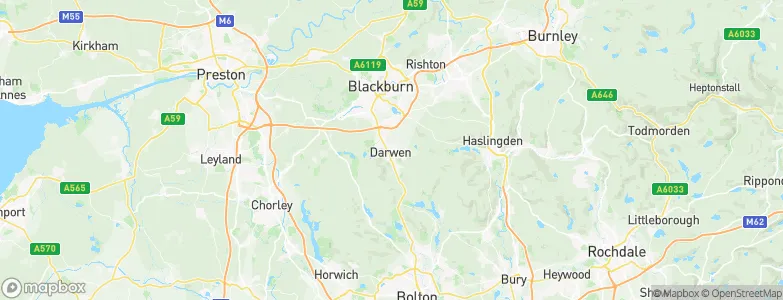 Darwen, United Kingdom Map