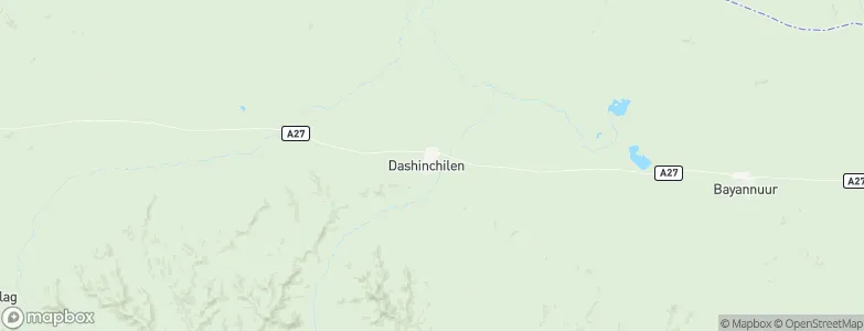 Dashinchilling, Mongolia Map