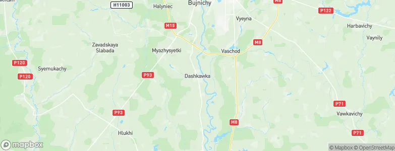Dashkovka, Belarus Map