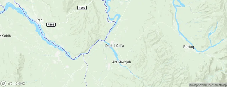 Dasht-e Qal‘ah, Afghanistan Map