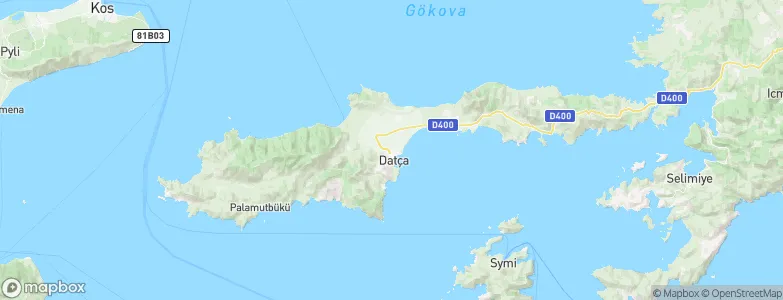 Datça, Turkey Map