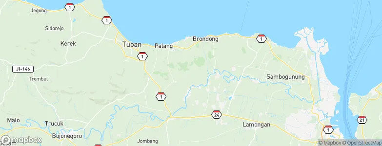 Dateng, Indonesia Map