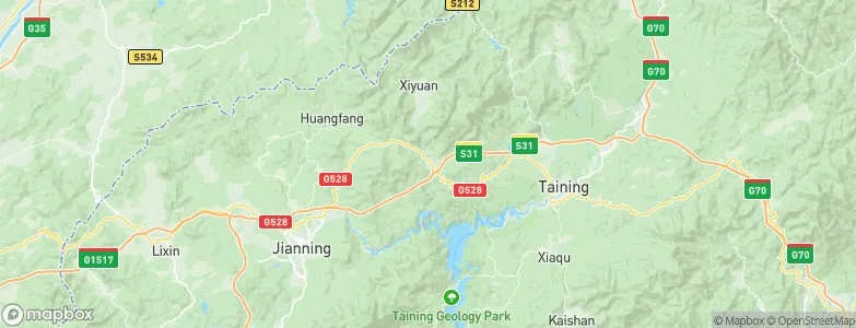 Datian, China Map