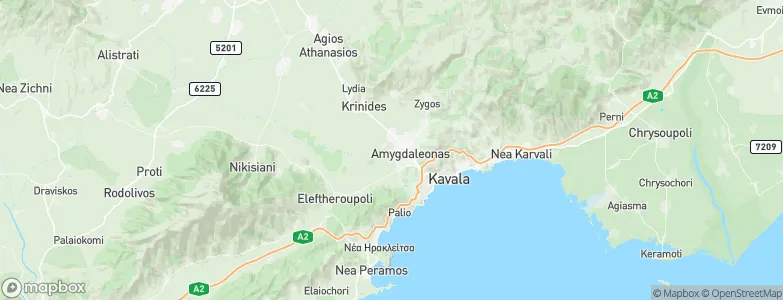 Dato, Greece Map