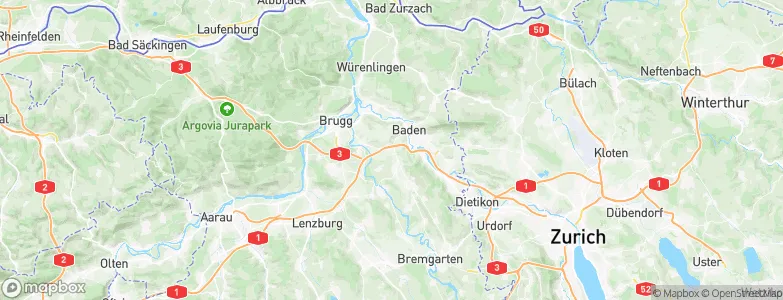 Dättwil, Switzerland Map