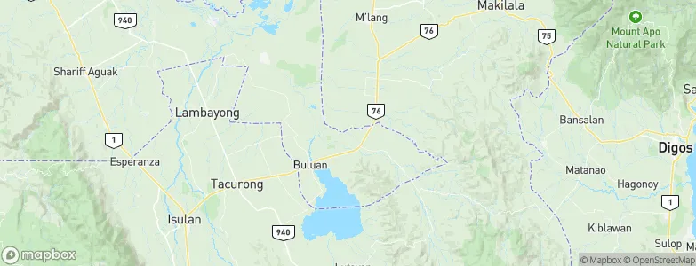 Datu Paglas, Philippines Map