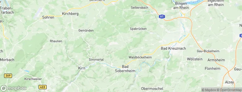 Daubach, Germany Map