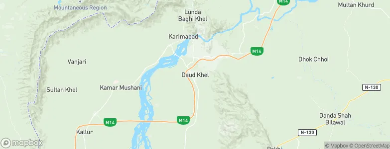 Daud Khel, Pakistan Map