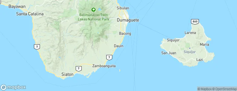 Dauin, Philippines Map