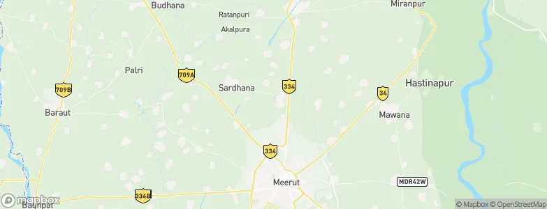 Daurāla, India Map