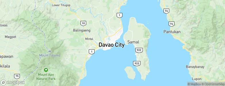 Davao City, Philippines Map