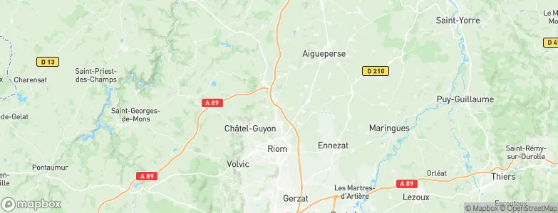 Davayat, France Map