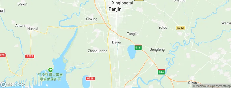 Dawa, China Map