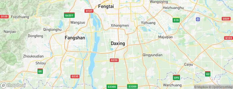 Daxing, China Map