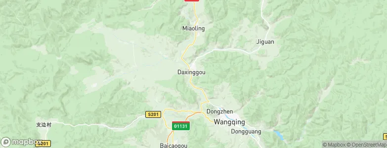 Daxinggou, China Map