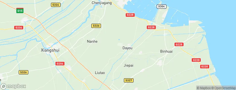Dayou, China Map