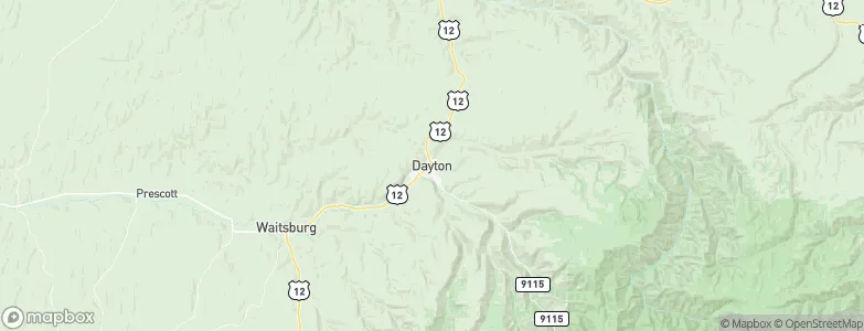 Dayton, United States Map