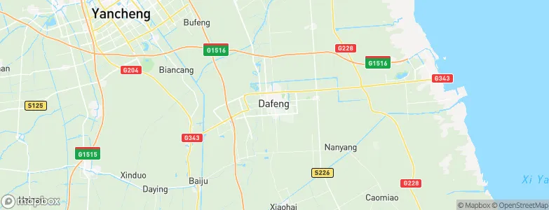 Dazhong, China Map