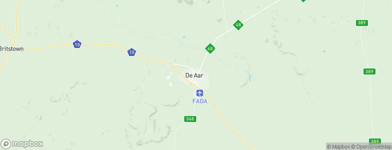 De Aar, South Africa Map