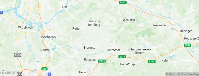 De Meren, Belgium Map