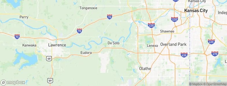 De Soto, United States Map