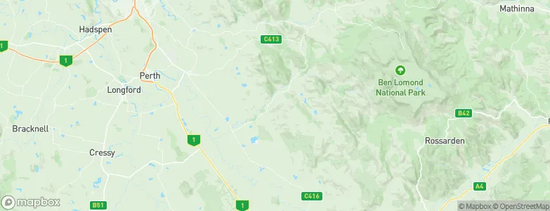 Deddington, Australia Map