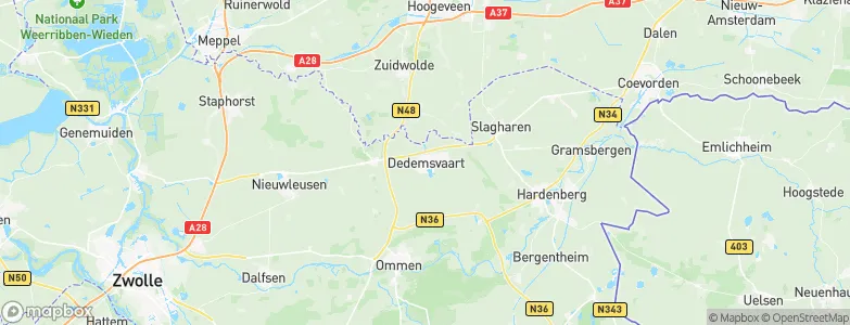 Dedemsvaart, Netherlands Map