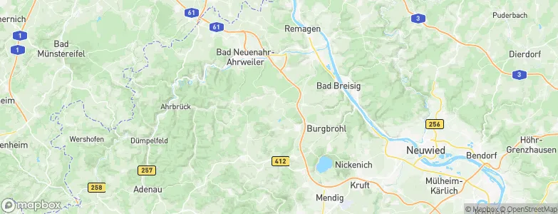 Dedenbach, Germany Map
