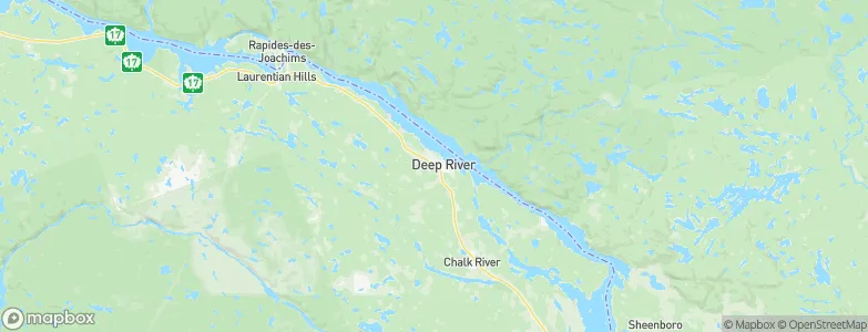 Deep River, Canada Map
