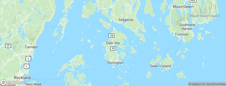 Deer Isle, United States Map