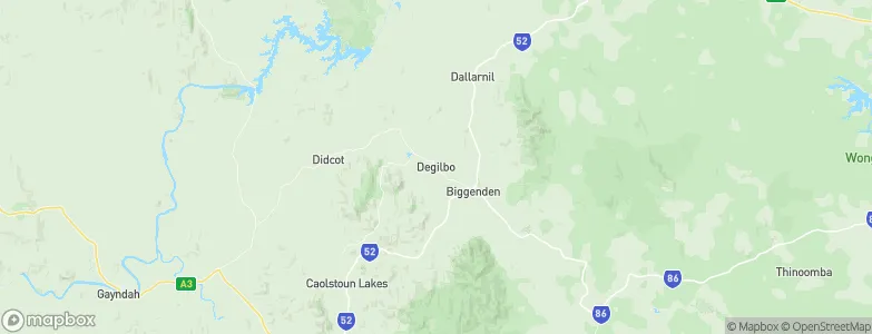 Degilbo, Australia Map