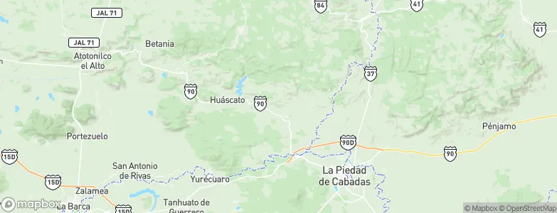 Degollado, Mexico Map