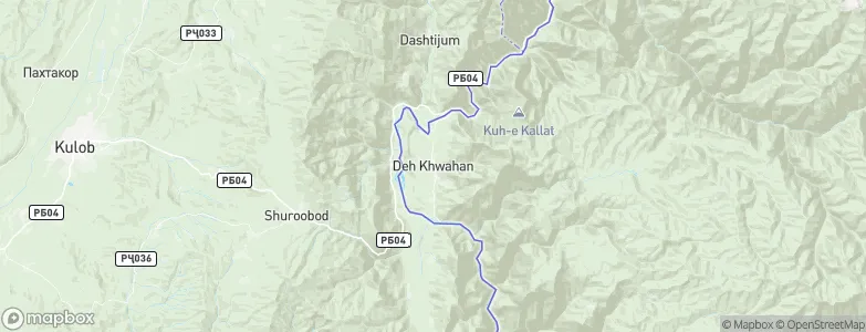 Deh Khwāhān, Afghanistan Map