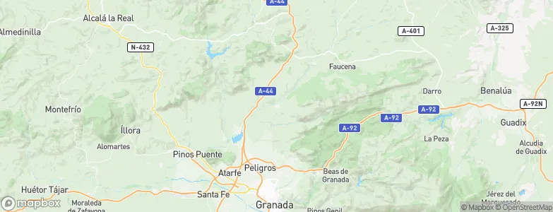 Deifontes, Spain Map