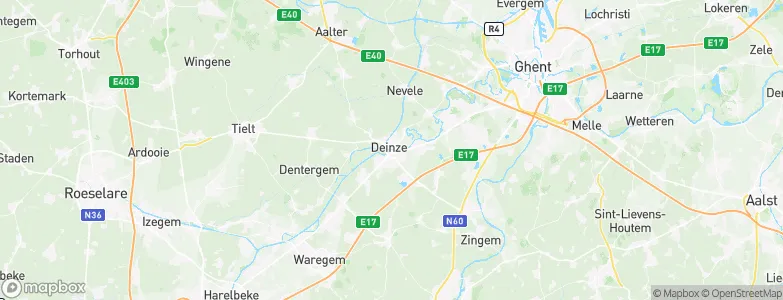 Deinze, Belgium Map