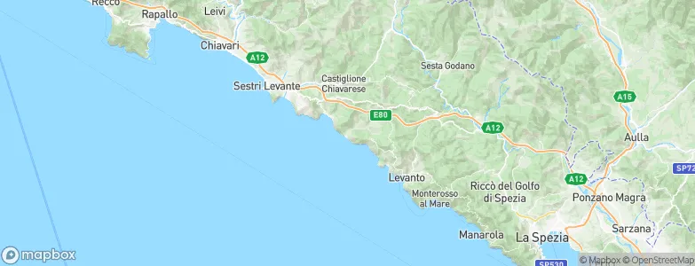 Deiva Marina, Italy Map