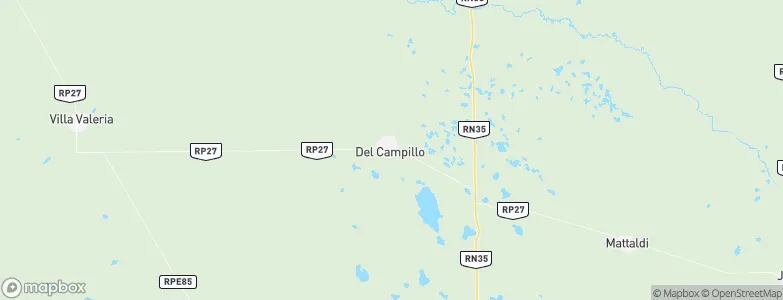 Del Campillo, Argentina Map