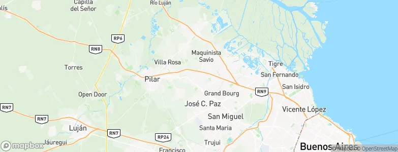 Del Viso, Argentina Map