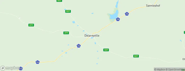 Delareyville, South Africa Map