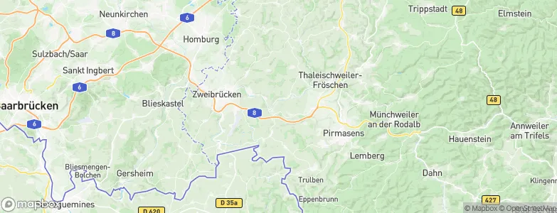 Dellfeld, Germany Map